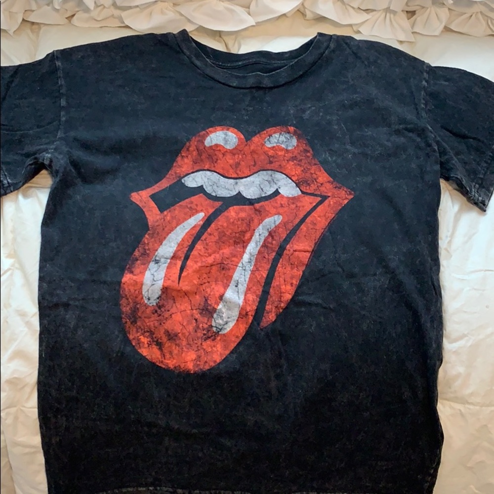 Vintage White washed Rolling Stones T